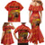 Personalized Spain Family Matching Mermaid Dress and Hawaiian Shirt The Spanish Fighting Bull With Coat Of Arms - Wonder Print Shop