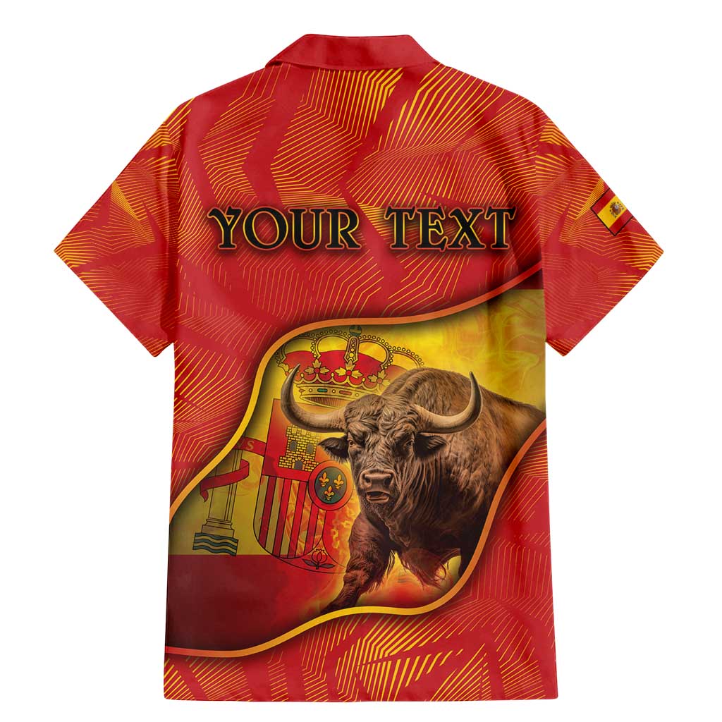 Personalized Spain Family Matching Mermaid Dress and Hawaiian Shirt The Spanish Fighting Bull With Coat Of Arms - Wonder Print Shop