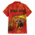 Personalized Spain Family Matching Short Sleeve Bodycon Dress and Hawaiian Shirt The Spanish Fighting Bull With Coat Of Arms - Wonder Print Shop
