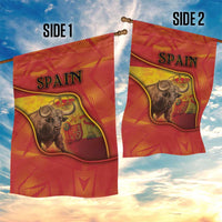 Spain Garden Flag The Spanish Fighting Bull With Coat Of Arms - Wonder Print Shop