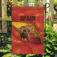 Spain Garden Flag The Spanish Fighting Bull With Coat Of Arms - Wonder Print Shop