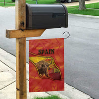 Spain Garden Flag The Spanish Fighting Bull With Coat Of Arms - Wonder Print Shop