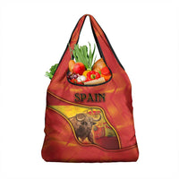 Spain Grocery Bag The Spanish Fighting Bull With Coat Of Arms - Wonder Print Shop