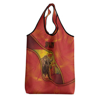 Spain Grocery Bag The Spanish Fighting Bull With Coat Of Arms - Wonder Print Shop