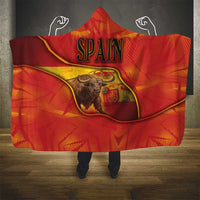 Spain Hooded Blanket The Spanish Fighting Bull With Coat Of Arms - Wonder Print Shop