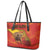 Spain Leather Tote Bag The Spanish Fighting Bull With Coat Of Arms - Wonder Print Shop