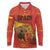 Personalized Spain Long Sleeve Polo Shirt The Spanish Fighting Bull With Coat Of Arms - Wonder Print Shop