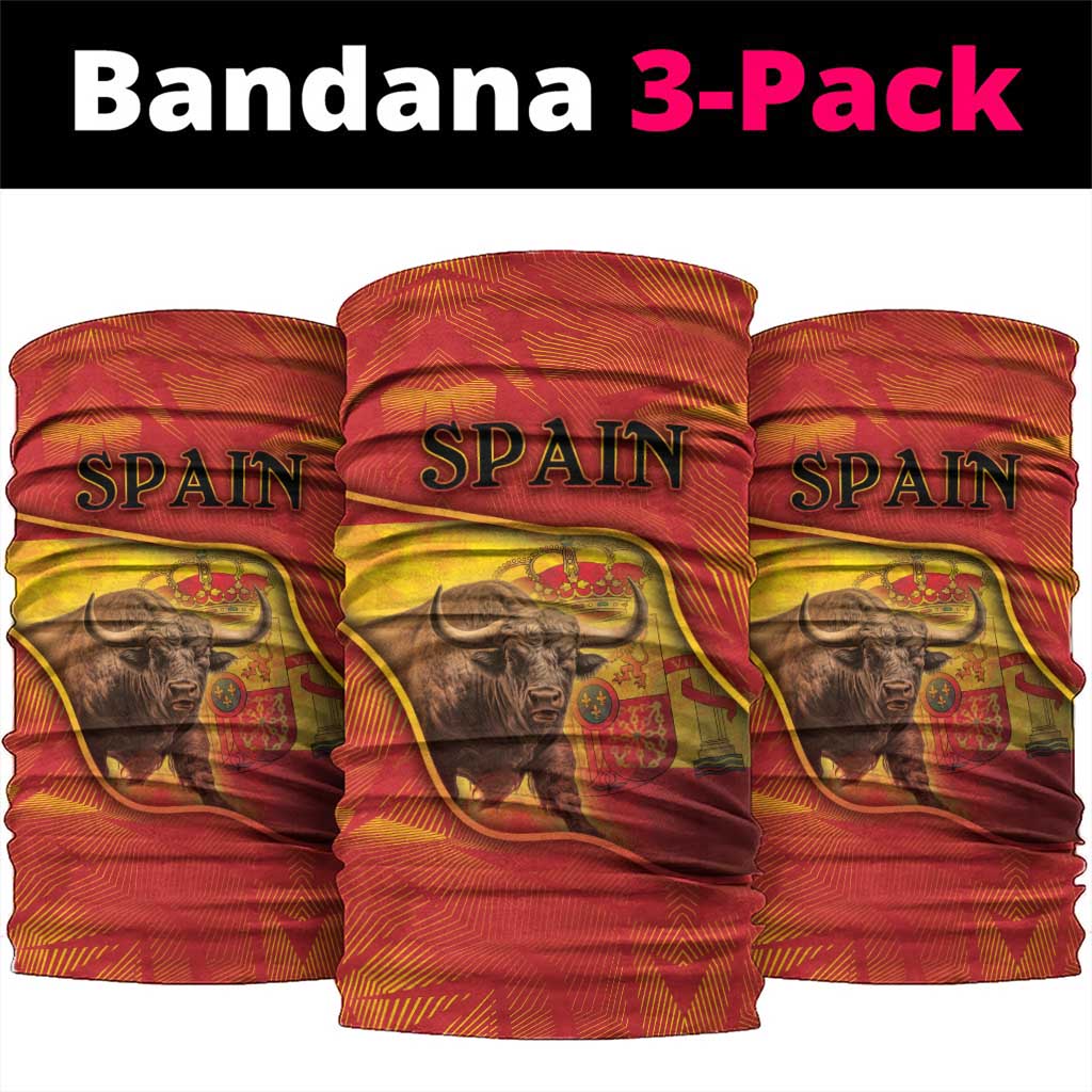 Spain Neck Gaiter The Spanish Fighting Bull With Coat Of Arms - Wonder Print Shop