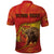 Personalized Spain Polo Shirt The Spanish Fighting Bull With Coat Of Arms - Wonder Print Shop