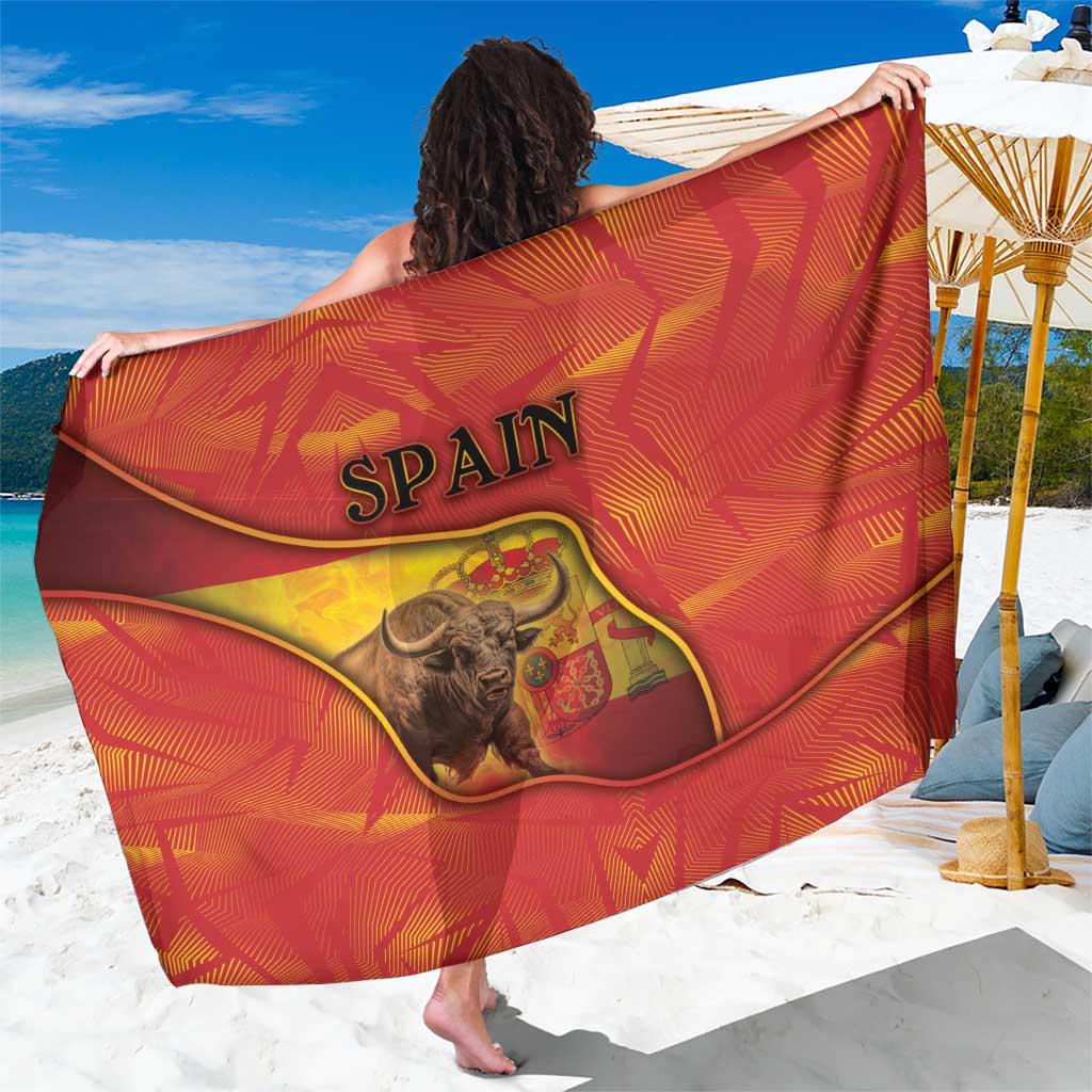 Spain Sarong The Spanish Fighting Bull With Coat Of Arms - Wonder Print Shop