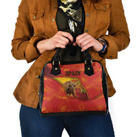 Spain Shoulder Handbag The Spanish Fighting Bull With Coat Of Arms - Wonder Print Shop