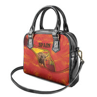 Spain Shoulder Handbag The Spanish Fighting Bull With Coat Of Arms - Wonder Print Shop