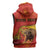 Personalized Spain Sleeveless Zip Hoodie The Spanish Fighting Bull With Coat Of Arms - Wonder Print Shop