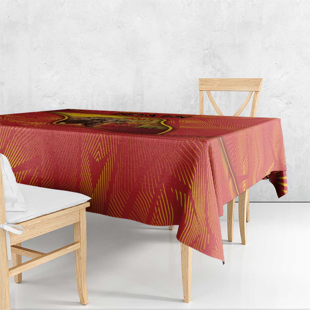 Spain Tablecloth The Spanish Fighting Bull With Coat Of Arms - Wonder Print Shop