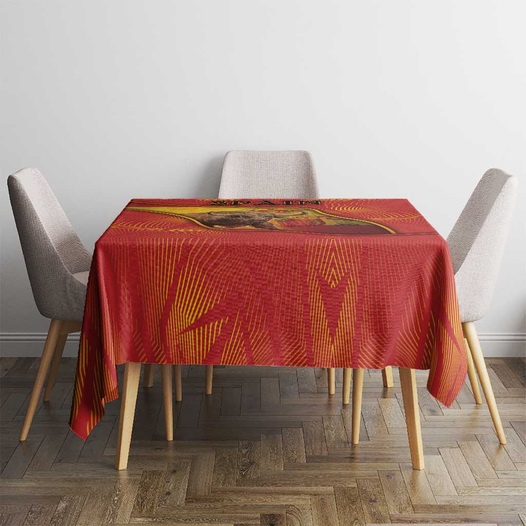Spain Tablecloth The Spanish Fighting Bull With Coat Of Arms - Wonder Print Shop