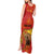 Personalized Spain Tank Maxi Dress The Spanish Fighting Bull With Coat Of Arms - Wonder Print Shop