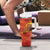 Personalized Spain Tumbler With Handle The Spanish Fighting Bull With Coat Of Arms - Wonder Print Shop