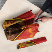 Spain Umbrella The Spanish Fighting Bull With Coat Of Arms - Wonder Print Shop