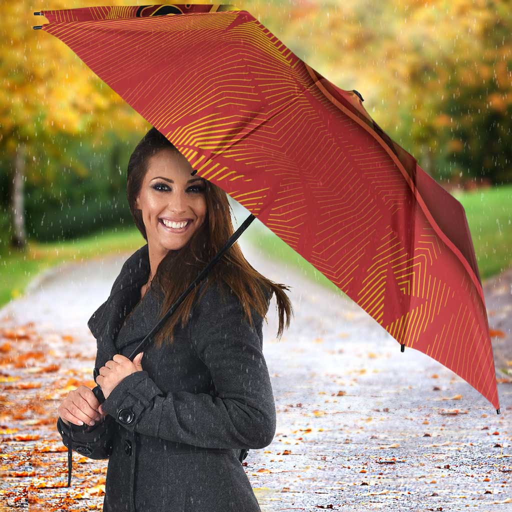 Spain Umbrella The Spanish Fighting Bull With Coat Of Arms - Wonder Print Shop