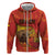 Personalized Spain Zip Hoodie The Spanish Fighting Bull With Coat Of Arms - Wonder Print Shop