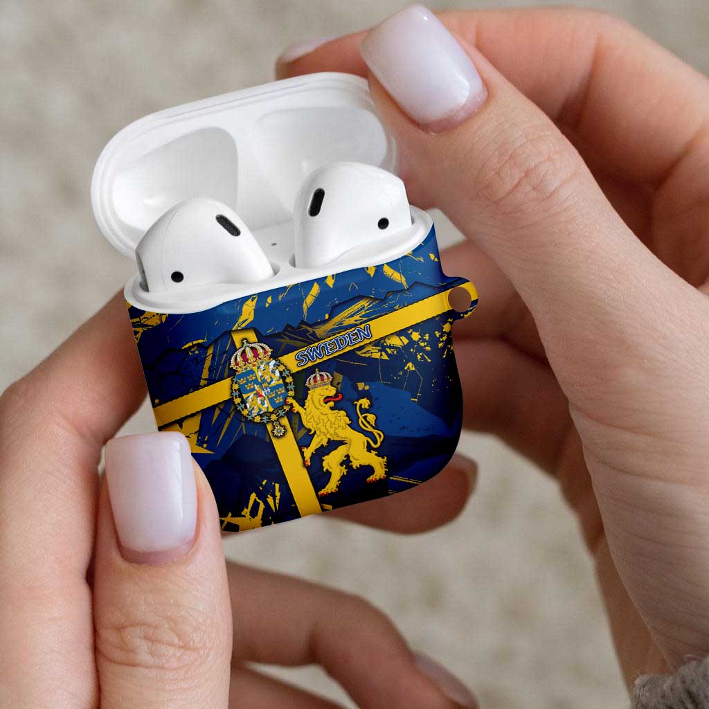 Sweden AirPods Case Coat Of Arms Unique Style - Wonder Print Shop
