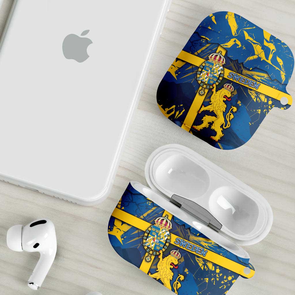 Sweden AirPods Case Coat Of Arms Unique Style - Wonder Print Shop