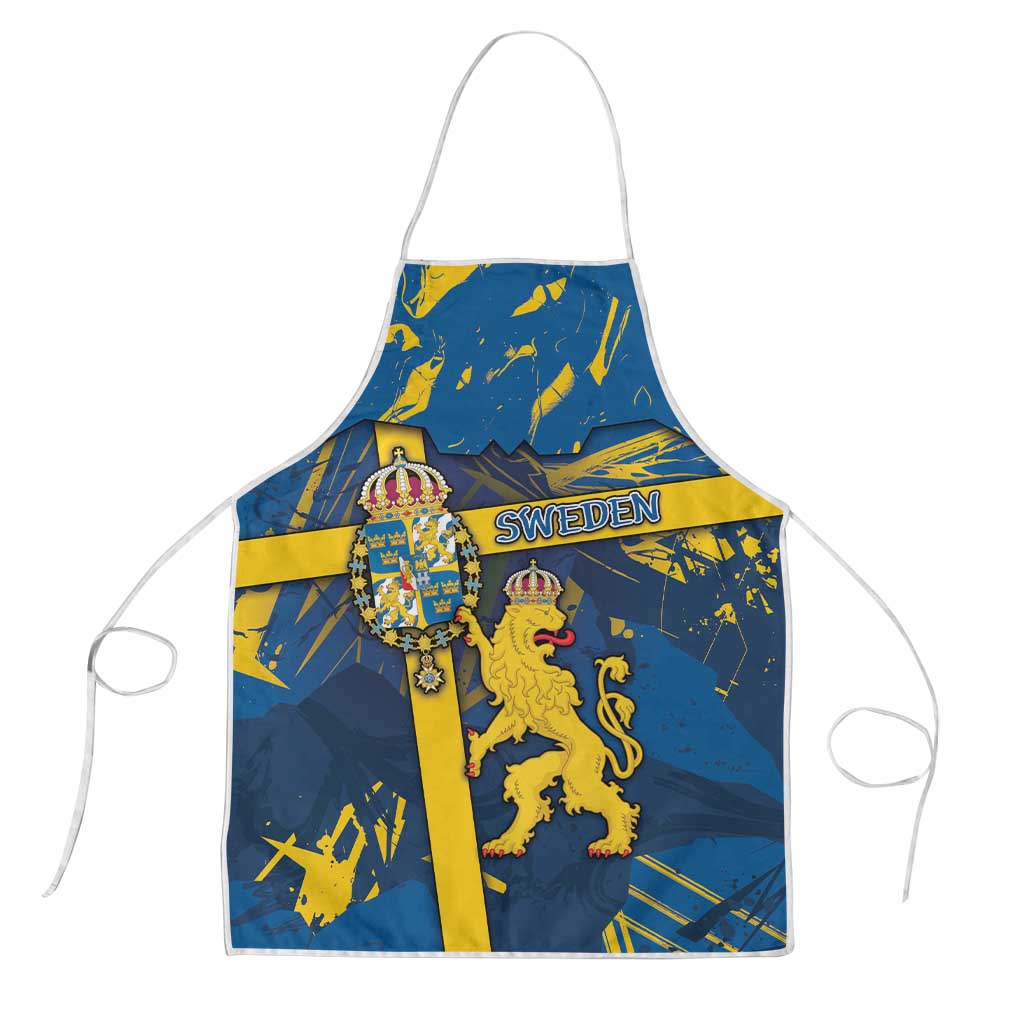 Sweden Apron Coat Of Arms Unique Style - Wonder Print Shop
