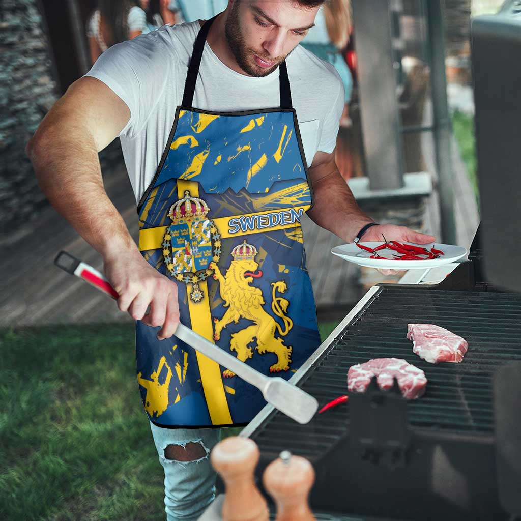 Sweden Apron Coat Of Arms Unique Style - Wonder Print Shop