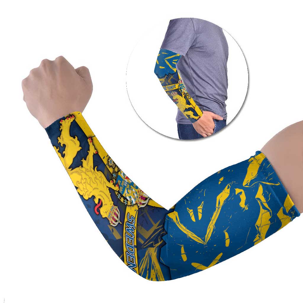 Sweden Arm Sleeves Coat Of Arms Unique Style - Wonder Print Shop
