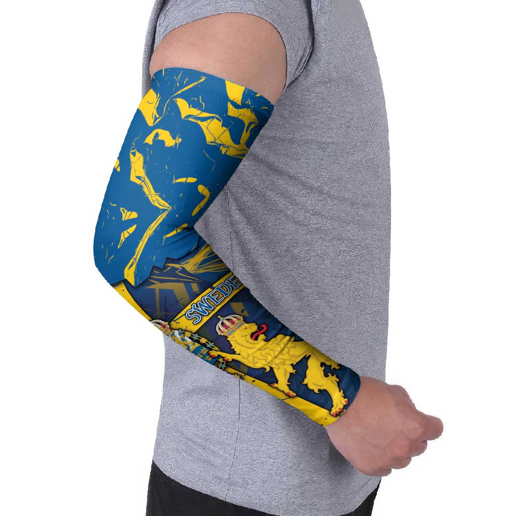 Sweden Arm Sleeves Coat Of Arms Unique Style - Wonder Print Shop