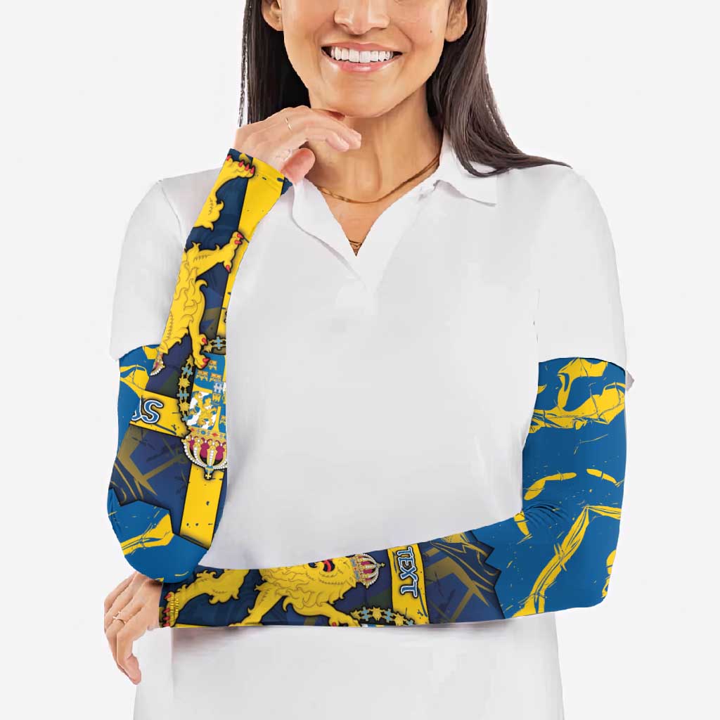 Sweden Arm Sleeves Coat Of Arms Unique Style - Wonder Print Shop