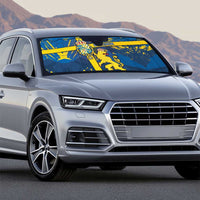 Sweden Auto Sun Shade Coat Of Arms Unique Style - Wonder Print Shop