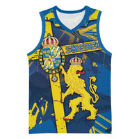 Personalized Sweden Basketball Jersey Coat Of Arms Unique Style - Wonder Print Shop