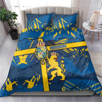 Sweden Bedding Set Coat Of Arms Unique Style - Wonder Print Shop