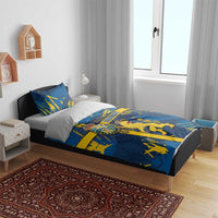 Sweden Bedding Set Coat Of Arms Unique Style - Wonder Print Shop