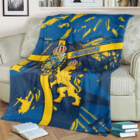 Sweden Blanket Coat Of Arms Unique Style - Wonder Print Shop