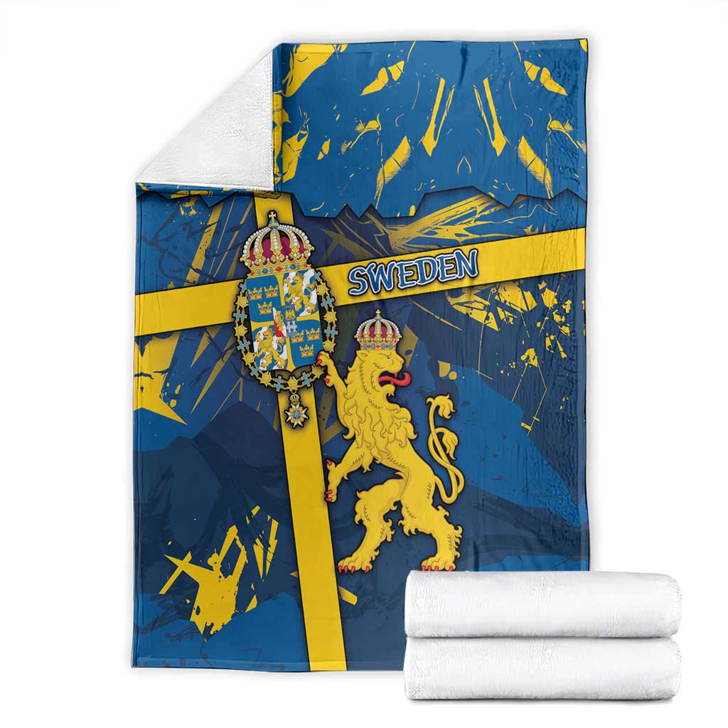 Sweden Blanket Coat Of Arms Unique Style - Wonder Print Shop