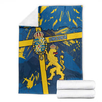 Sweden Blanket Coat Of Arms Unique Style - Wonder Print Shop