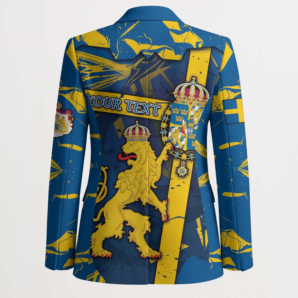 Personalized Sweden Blazer Coat Of Arms Unique Style - Wonder Print Shop