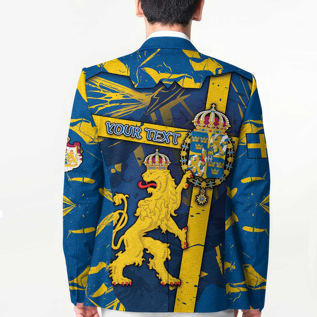 Personalized Sweden Blazer Coat Of Arms Unique Style - Wonder Print Shop