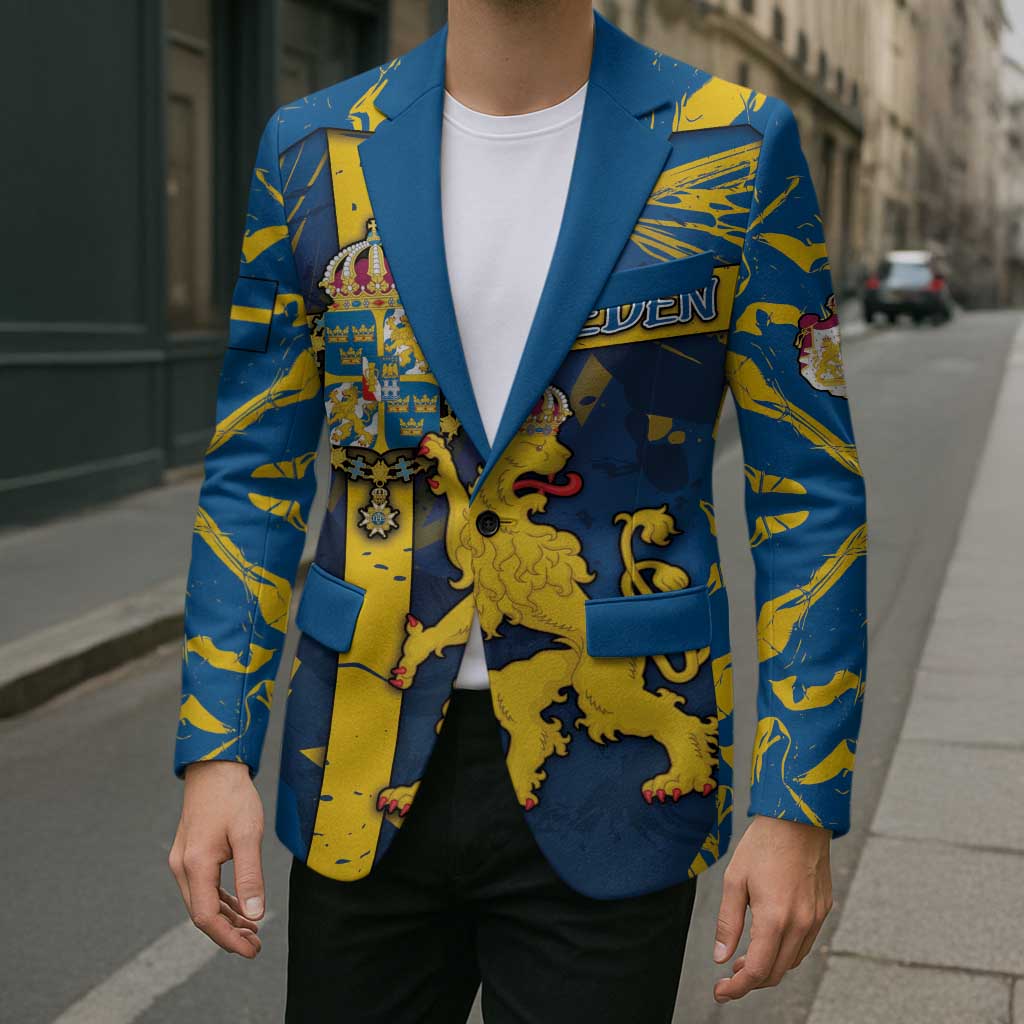 Personalized Sweden Blazer Coat Of Arms Unique Style - Wonder Print Shop