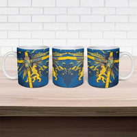 Personalized Sweden Ceramic Mug Coat Of Arms Unique Style - Wonder Print Shop