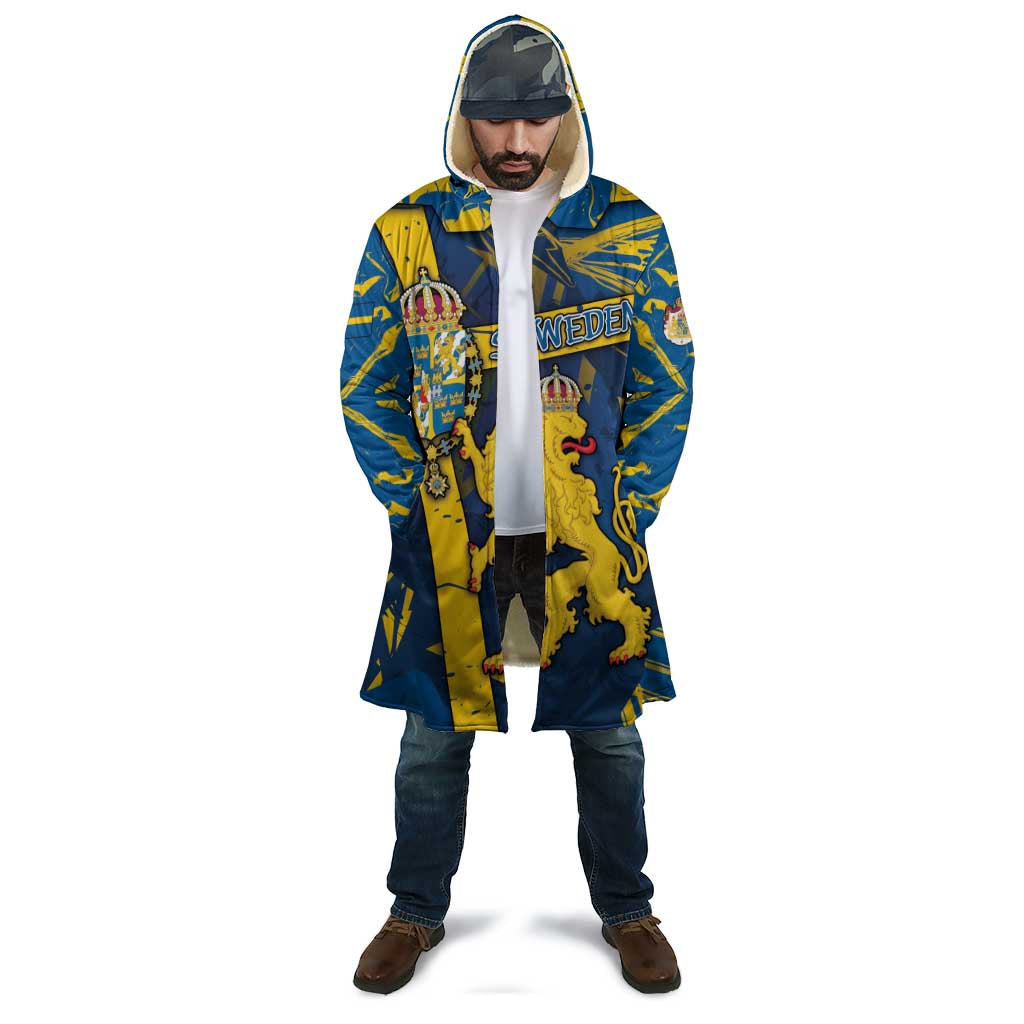 Personalized Sweden Cloak Coat Of Arms Unique Style - Wonder Print Shop