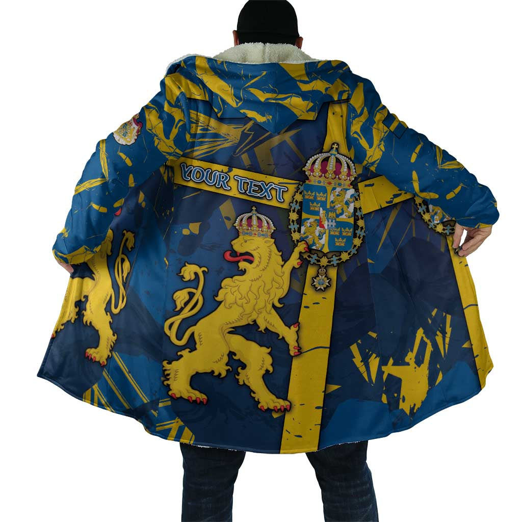 Personalized Sweden Cloak Coat Of Arms Unique Style - Wonder Print Shop