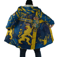 Personalized Sweden Cloak Coat Of Arms Unique Style - Wonder Print Shop