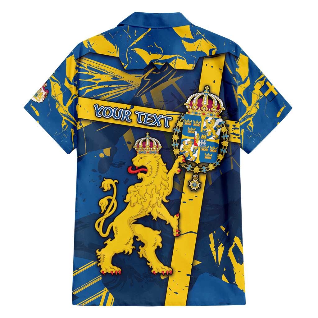 Personalized Sweden Family Matching Long Sleeve Bodycon Dress and Hawaiian Shirt Coat Of Arms Unique Style - Wonder Print Shop