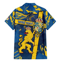 Personalized Sweden Family Matching Mermaid Dress and Hawaiian Shirt Coat Of Arms Unique Style - Wonder Print Shop