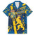 Personalized Sweden Family Matching Off The Shoulder Long Sleeve Dress and Hawaiian Shirt Coat Of Arms Unique Style - Wonder Print Shop