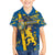 Personalized Sweden Family Matching Off The Shoulder Long Sleeve Dress and Hawaiian Shirt Coat Of Arms Unique Style - Wonder Print Shop