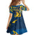 Personalized Sweden Family Matching Off Shoulder Short Dress and Hawaiian Shirt Coat Of Arms Unique Style - Wonder Print Shop